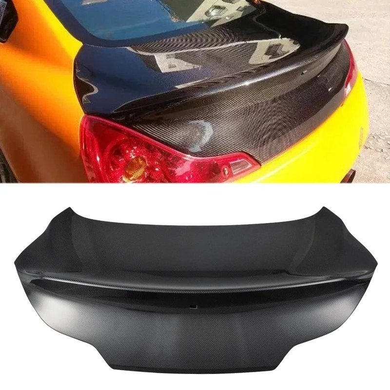High Quality Cls Style Trunk Lid for  G37 Cpv36 Coupe Carbon Fiber Rear Trunk Boot Lid
